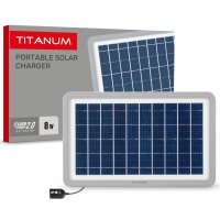 Сонячна панель (зарядний пристрій) Titanum 8W TSO-M508U