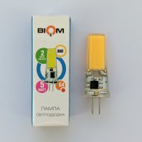 LED лампа Biom G4 5W 220V 4500K BG4-5-22-4-S 10036