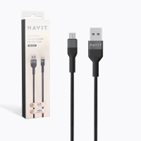 Кабель соединительный зарядный HAVIT HV-CB621C USB to Micro USB 1м HV-CB621C
