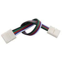 Коннектор для LED ленты Biom OEM №22 10mm 5pin RGBW 2joints wire (провод-2 зажима) SC-22-SW-15-5 12223