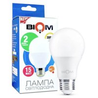 LED лампа Biom А65 15W E27 3000K BT-515 1433