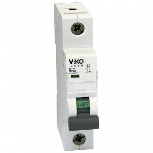 Автоматический выкл. VIKO 1P, 10A, 4,5kA (4VTB-1C10)