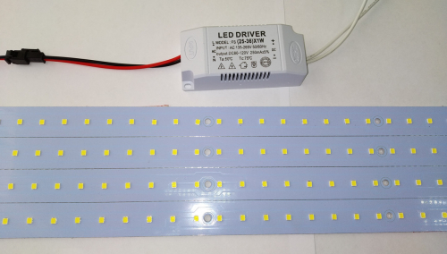 LED комплект линеек LT SMD2835 144LED 36W 220V 6000К 4х500мм LEDRIGID-REPAIR-36W 081305