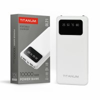 Портативний зарядний пристрій (повербанк) TITANUM OL21 White 10000mAh TPB-OL21-W
