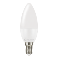 Світлодіодна LED лампа Velmax V-C37 4W Е14 4100K 21-13-12