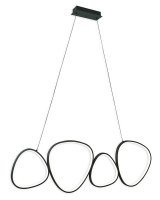 LED світильник підвісний Goldlux Petra 48W 4000K чорний 334046