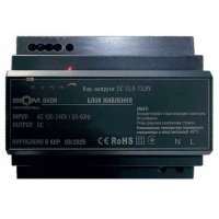 Блок живлення Biom на DIN-рейку 150W 6.25A 24V BHDR-150-24