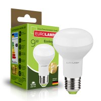 Світлодіодна лампа Eurolamp ЕCО серія "P" R63 9W E27 3000K LED-R63-09272(P)
