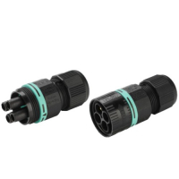 Разъем для кабеля Techno Mini-CONNECTOR D7-12 IP68 (вилка + розетка) THB.387.A4A + THB.387.B4A