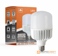 LED Лампа Евросвет 100W Е40 4200K (VIS-100-E40) 000042336