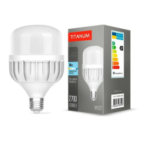 Світлодіодна LED лампа Titanum A100 30W E27 6500К TL-HA100-30276