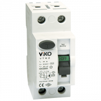 УЗО автоматичне Viko 2P, 40A, 30mA, 230V (VTR2-4030)