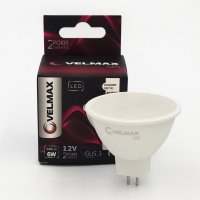 LED лампа 12V Velmax V-MR16 6W GU5.3 4100K 21-14-50-1