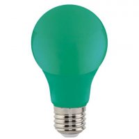 LED лампа Horoz зеленая А60 3W E27 001-017-0003-041