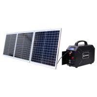 Портативна зарядна станція Velmax V-PPS-200sp 200W із сонячною панеллю 3×30W 31-10-03