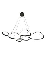 LED світильник підвісний Goldlux Petra 58W 4000K чорний 334053