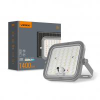 LED прожектор на солнечной батарее автономный Videx 5000К IP65 VL-FSO4-205-S