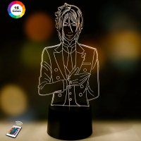 3D светильник "Себастьян Михаэлис" с пультом+адаптер+батарейки (3ААА) 5678989