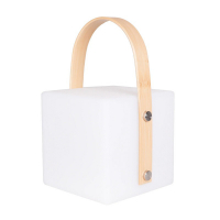 Настільна LED лампа Goldlux Majorka акумуляторна вулична 0.5W 3000К+RGBIP44 USB біла 330659