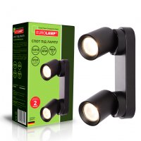 LED светильник Eurolamp для ламп GU10 30W черный LH2-LED-GU10(black)new