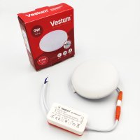 LED светильник Vestum круг "без рамки" 9W 4100К 1-VS-5504