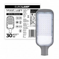Вуличний LED світильник EUROLAMP 30W 5500K IP65 плоский LED-SLL-30w(smd)