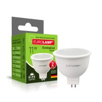 Світлодіодна лампа Eurolamp ECO серія "P" MR16 11W GU5.3 4000K LED-SMD-11534(P)
