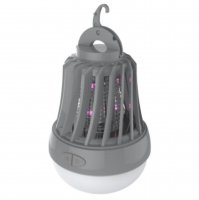 Світильник-лампа для знищення комах Eurolamp на батарейках 6W IPX4 на гачку MK-6W(LAMP)