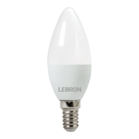 Світлодіодна LED лампа Lebron L-С37 8W Е14 3000K 11-13-27