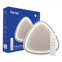 LED світильник Feron TRIANGLE AL6090 60W 3840Lm 3000-6500К з пультом (40279) 7669