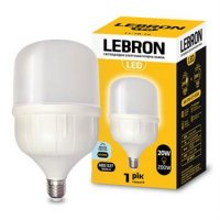 Світлодіодна лампа Lebron 20W Е27 6500K L-A80 11-18-12