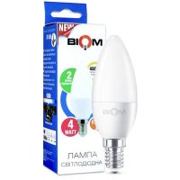 LED лампа Biom свеча 4W E14 4500K BT-550 1424