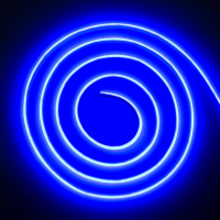 Светодиодный неон LT COB 5х9мм 320шт/м 11W/м синий IP67 94008