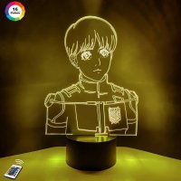 3D світильник "Ерен Йегер 3" з пультом+адаптер+батарейки (3ААА) 346547568
