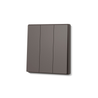 Выключатель Videx Nota трехклавишный мокко VF-NT-SW3-BR