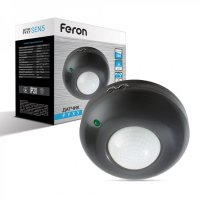 Датчик руху Feron LX20/SEN5 360° IP20 чорний 8274