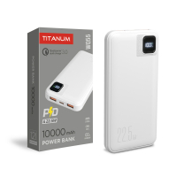 Портативний зарядний пристрій (повербанк) TITANUM WQ55 White 10000mAh TPB-WQ55-W