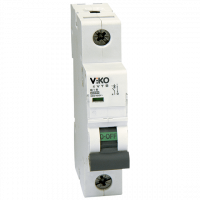 Автоматический выкл. VIKO 1P, 6A, 4,5kA (4VTB-1C06)