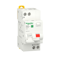 Диференційний автоматичний вимикач Schneider 1P+N Resi9 10A C 30mA 6kA R9D25610