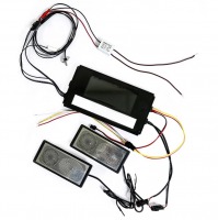 Сенсорный выключатель для зеркал Biom ZX-01 2 динамика, 6 кл., bluetooth, 3 канала, 12-24V 65W IP44 с подогревом и реле 21301