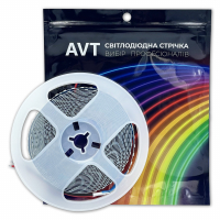 LED стрічка AVT SMD3528 120шт/м 9.6W/м IP20 12V 4000-4500K 1018467