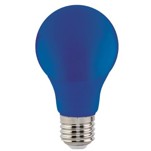 Світлодіодна лампа Horoz синя А60 3W E27 001-017-0003-011