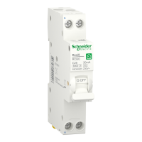 Дифференциальный автомат Schneider 1P+N Resi9 25A C 30mA 6kA R9D88625