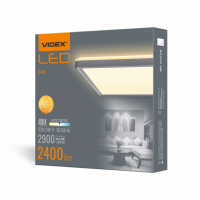 LED світильник накладний Videx 24W 4000K з декоративним підсвічуванням білий VL-DL3S-244W