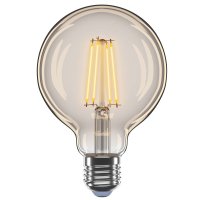 Світлодіодна LED лампа Velmax Filament Amber G95 4W E27 2200K 21-46-13