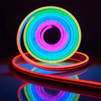 Адресный светодиодный неон LT RGB SMD3535 8х16мм 96шт/м 14W/м IP67 NEON-8x16-16703-12-RGB 93502