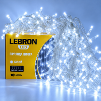 LED гирлянда Lebron штора 2x2м 240LED 220В белая 15-18-74