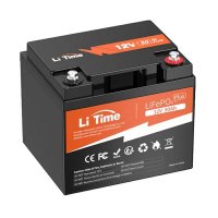 Аккумуляторная батарея литиевая LiTime LiFePO4 12V 50Ah (640Wh) BMS 50A 12V50Ah