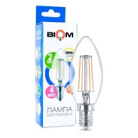 LED лампа Biom Свеча 4W E14 3000K FL-305