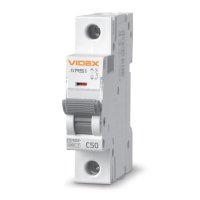 Автоматический выключатель Videx RESIST RS6 1п 50А С 6кА VF-RS6-AV1C50